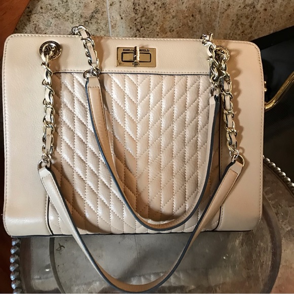 Karl Lagerfeld Bags Karl Lagerfeld Agyness Quilted Shoulder Tote